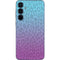 Cheetah Print Purple and Blue Galaxy A55 5G Skin